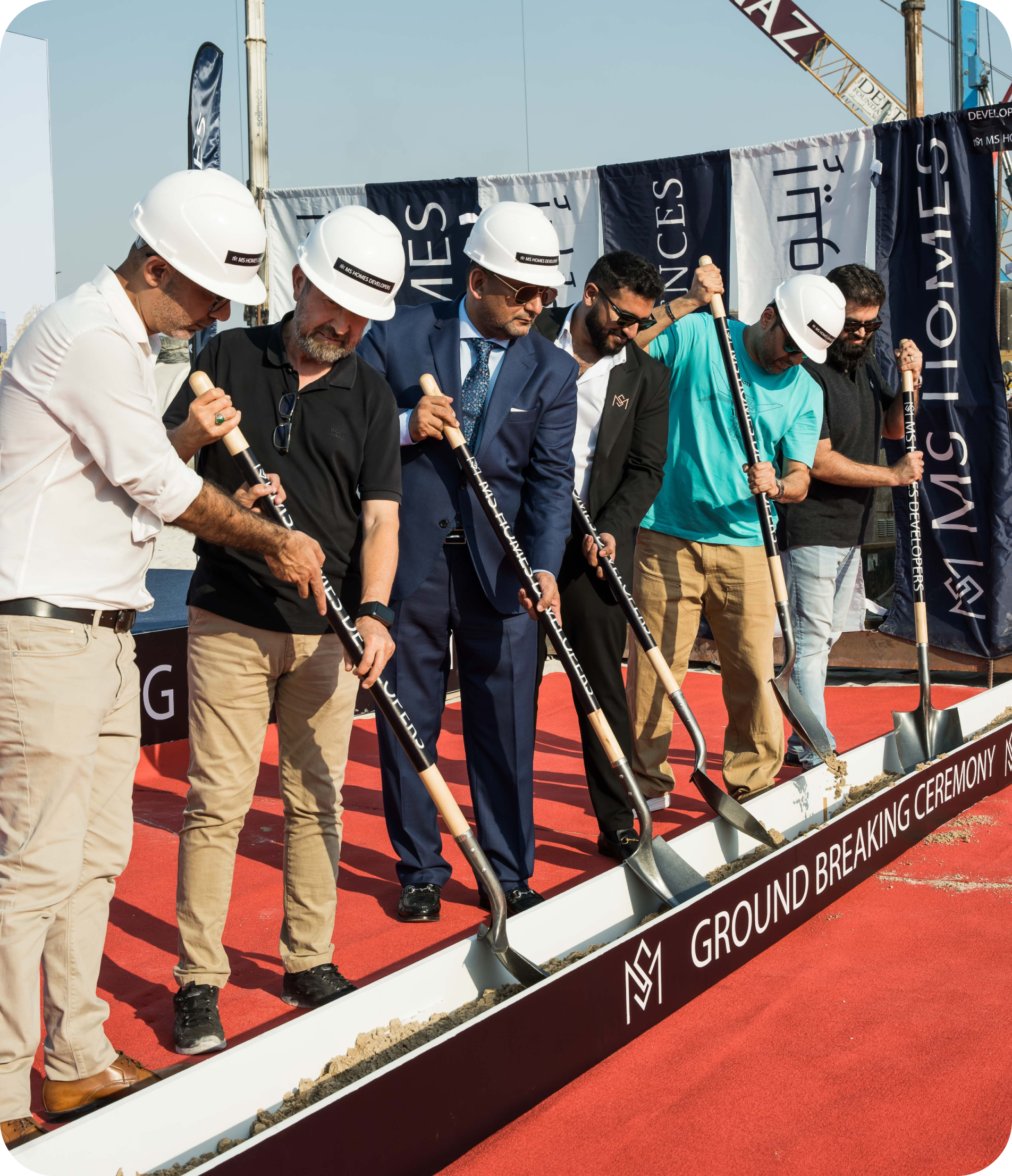 MS Homes Developers break ground on Iluka Residences at Dubai Islands.